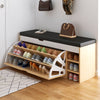 Image of Shoe Rack Cabinet with Bench 23002