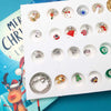 Image of Christmas Advent Calendar DIY Charms Bracelet Gift Box
