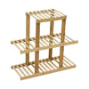 Image of 3 Tiers Premium Bamboo Wooden Plant Stand In/outdoor Garden Planter Flower shelf
