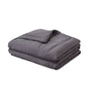Image of DreamZ Double Dark Grey 11kgs Polyester Weighted Blanket