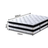 Image of DeramZ 35CM Thickness Euro Top Egg Crate Foam Mattress in Queen Size