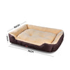 Image of Pawz Pet Bed Mattress Dog Cat Pad Mat Cushion Soft Winter Warm Large Brown