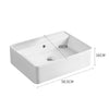 Image of Aulic Square Shape Bathroom Sink Basin