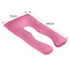 Image of Pink Pregnancy Pillow Cover