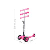Image of Monvelo Pink Scooter for Kids Deluxe 3 Wheel Glider with Kick And Go Lean 2 Turn