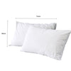 Image of DreamZ 2 Pcs Set Of Waterproof Bamboo Pillow Protector