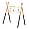 Image of Wood Baby Stand Play Toy Nursery Fun Hanging Toys Mobile Wood Rack Activity Gym