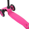 Image of Monvelo Pink Scooter for Kids Deluxe 3 Wheel Glider with Kick And Go Lean 2 Turn