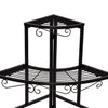 Image of Levede Outdoor Indoor Pot Plant Stand Garden Metal 3 Tier Planter Corner Shelf