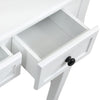 Image of White 3 Drawer 94x40x80cm Hall Console Table Hallway Side Entry Wooden Timber