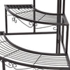 Image of Levede Outdoor Indoor Pot Plant Stand Garden Metal 3 Tier Planter Corner Shelf