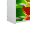 Image of Levede 9 Bin Kids Bookcase Wooden Shelf Bookshelf Toy Organiser Storage Bin Rack