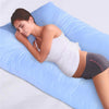 Image of Sky Blue Pregnancy Pillow Cover