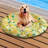 Image of Anti-bug Cat Cooling Bed Pineapple Pattern Large