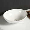 Image of Ceramic Oval Basin Hand Wash Bowl Bathroom Sink Gloss Counter Top Vanity