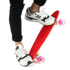 Image of 22'' LED Light Up Fish Skateboard 4 PU Wheel Single Warping Board Teenagers Kids Skateboard