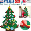 Image of DIY Christmas Tree Set Felt Removable Ornaments Xmas Kids Hand Craft Decor AU