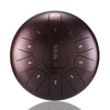 Image of 12 Inch Mini 11 Tone Steel Tongue Drum Handpan Instrument with Drum Mallets and Bag