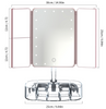 Image of Foldable Triple-Panel LED Makeup Mirror
