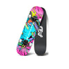 Image of PU Wheels Skateboards Simple Not Simple Pink Blue Skateboard