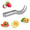 Image of MOERS Stainless Steel Watermelon Cutter Melon Slicer Fruit Knife Easy Cutting