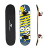 Image of PU Wheels Skateboards Yellow Eyes White AD Skateboard
