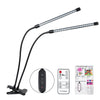 Image of 18W/20W/27W 2/3/4 Heads USB LED Plant Growing Light Clip-on Flexible Lamp with Remote Control DC5V