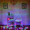 Image of 3Mx3M Outdoor USB 8 Modes 300LED Curtain String Light Fairy Christmas Wedding Lamp Festival Holiday Decor