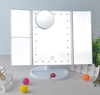 Image of Foldable Triple-Panel LED Makeup Mirror