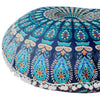 Image of Mandala Floor Pillows Round Bohemian Meditation Cushion Cover Ottoman Pouf 8382
