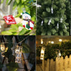Image of AU Warm White Hanging Picture Photo Peg Clip Fairy String Light Party Decoration