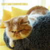 Image of Comfy Calming Dog/Cat Bed Pet Beds Round Super Soft Plush Marshmallow Puppy Beds
