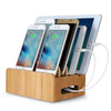 Image of Bamboo Charging Dock Station Charger Holder Stand Multi-Device For Smartphone AU