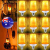 Image of 1-10PCS LED Flicker Flame Effect Simulated Fire Light Corn Bulb E27 12W Lamp AU