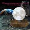 Image of Magnetic Levitating 3D Moon/Night Lamp Wooden Base 10cm