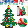 Image of DIY Christmas Tree Set Felt Removable Ornaments Xmas Kids Hand Craft Decor AU