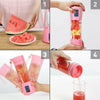 Image of Portable Juice Shaker Blender Bottle USB Electric Fruit Juicer Maker Gift