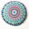 Image of Mandala Floor Pillows Round Bohemian Meditation Cushion Cover Ottoman Pouf 8382