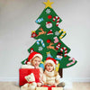 Image of DIY Christmas Tree Set Felt Removable Ornaments Xmas Kids Hand Craft Decor AU
