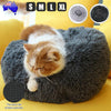 Image of Comfy Calming Dog/Cat Bed Pet Beds Round Super Soft Plush Marshmallow Puppy Beds