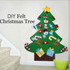 Image of DIY Christmas Tree Set Felt Removable Ornaments Xmas Kids Hand Craft Decor AU