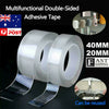 Image of 3M Clear Double Sided Super Sticky Heavy Duty Adhesive Tape For wall hook Tools
