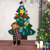 Image of DIY Christmas Tree Set Felt Removable Ornaments Xmas Kids Hand Craft Decor AU