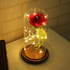 Image of Beauty And The Beast Enchanted Rose LED Glass Cover Night Light Lamp Flower Gift