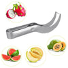 Image of MOERS Stainless Steel Watermelon Cutter Melon Slicer Fruit Knife Easy Cutting