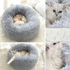 Image of Comfy Calming Dog/Cat Bed Pet Beds Round Super Soft Plush Marshmallow Puppy Beds
