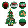Image of DIY Christmas Tree Set Felt Removable Ornaments Xmas Kids Hand Craft Decor AU