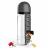 Image of 600ml Sport Water Bottle Built-in Daily 7 Daily Pill Box Vitamin Organizer AU