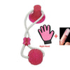 Image of Pet Molar Bite Toy Multifunction Floor Suction Cup Dog Balls Interactive Puppy A