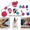 Image of Pet Molar Bite Toy Multifunction Floor Suction Cup Dog Balls Interactive Puppy A